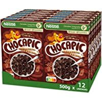 Los mejores  - Cereales Nestlé Chocapic - 12 paquetes de 500 g